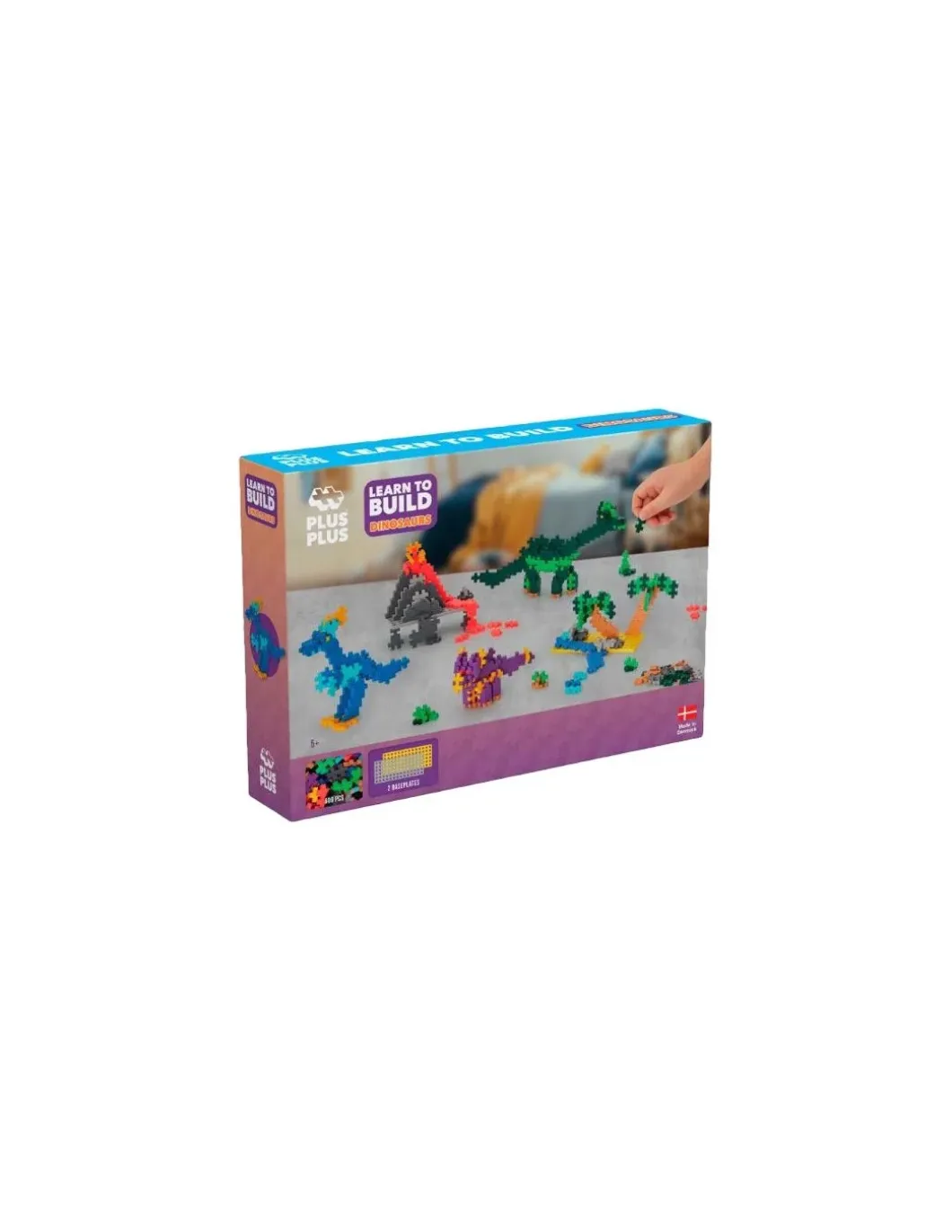 Plus Plus Kit découverte dinosaures 500 pièces