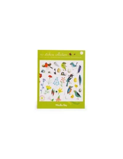 Pochette stickers Le botaniste Le Jardin du Moulin - Moulin Roty