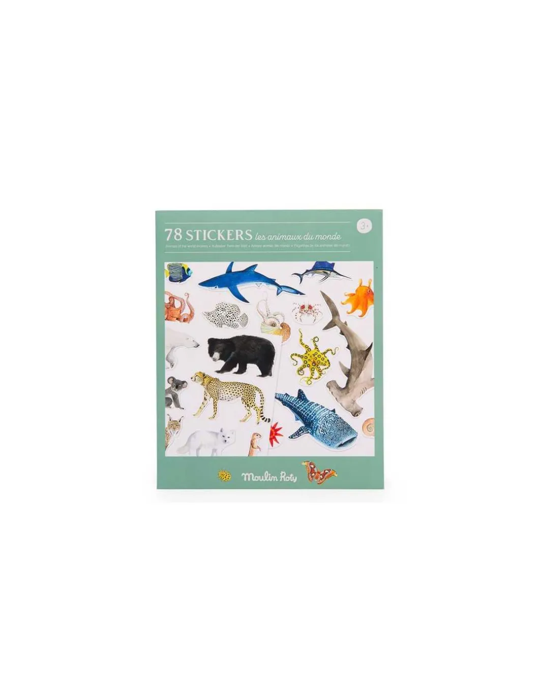 Pochette stickers Tout autour du monde - Moulin Roty