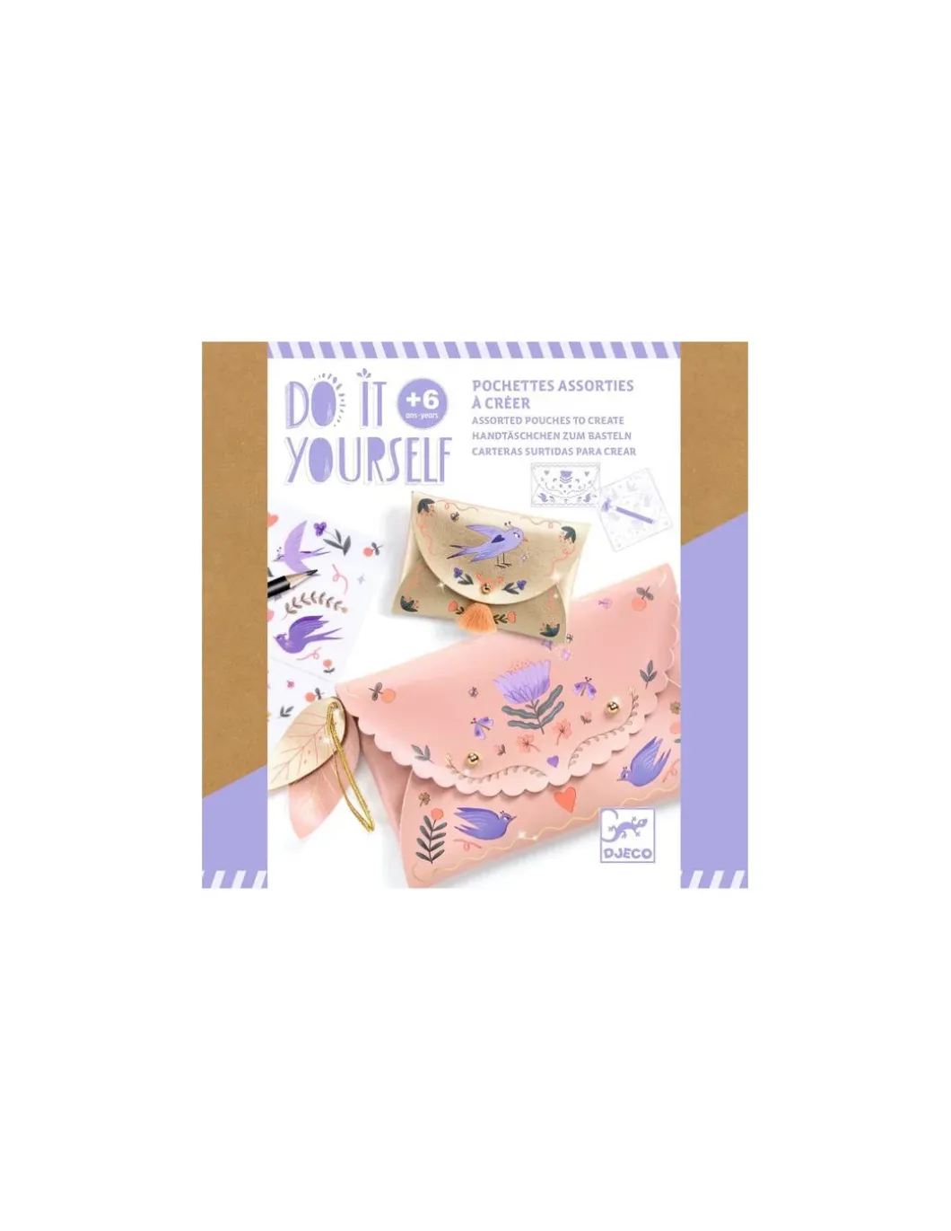 Pochettes à créer Sweet fashionista - Do it Yourself Djeco