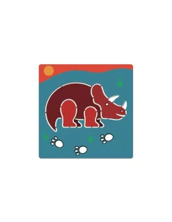 Pochoirs dinosaures - Djeco