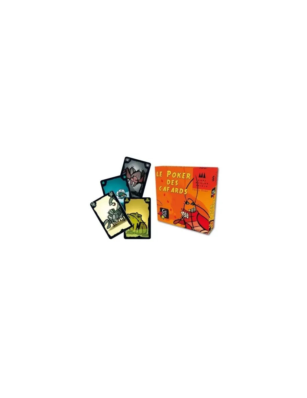 Poker des cafards - jeu Gigamic