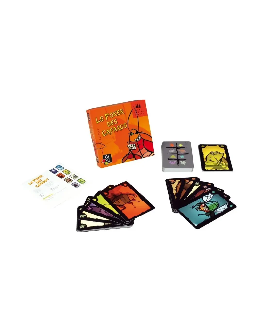 Poker des cafards - jeu Gigamic