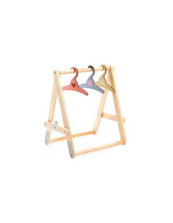 Portant vêtements et 3 cintres Pomea - Djeco
