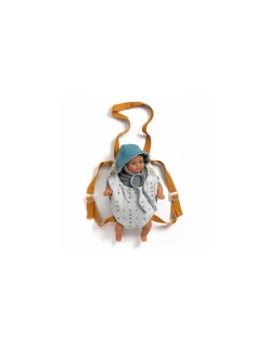 Porte bébé Blue Gray Pomea - Djeco