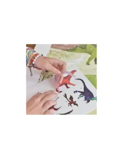 Poster en stickers dinosaures - Poppik