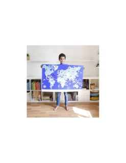 Poster en stickers drapeaux du monde - Poppik