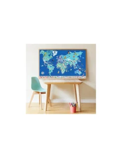 Poster en stickers drapeaux du monde - Poppik