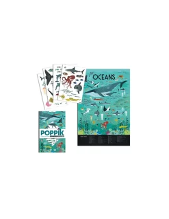Poster en stickers océans - Poppik