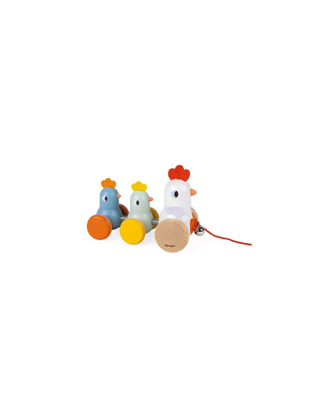 Poule et poussins à promener - Janod