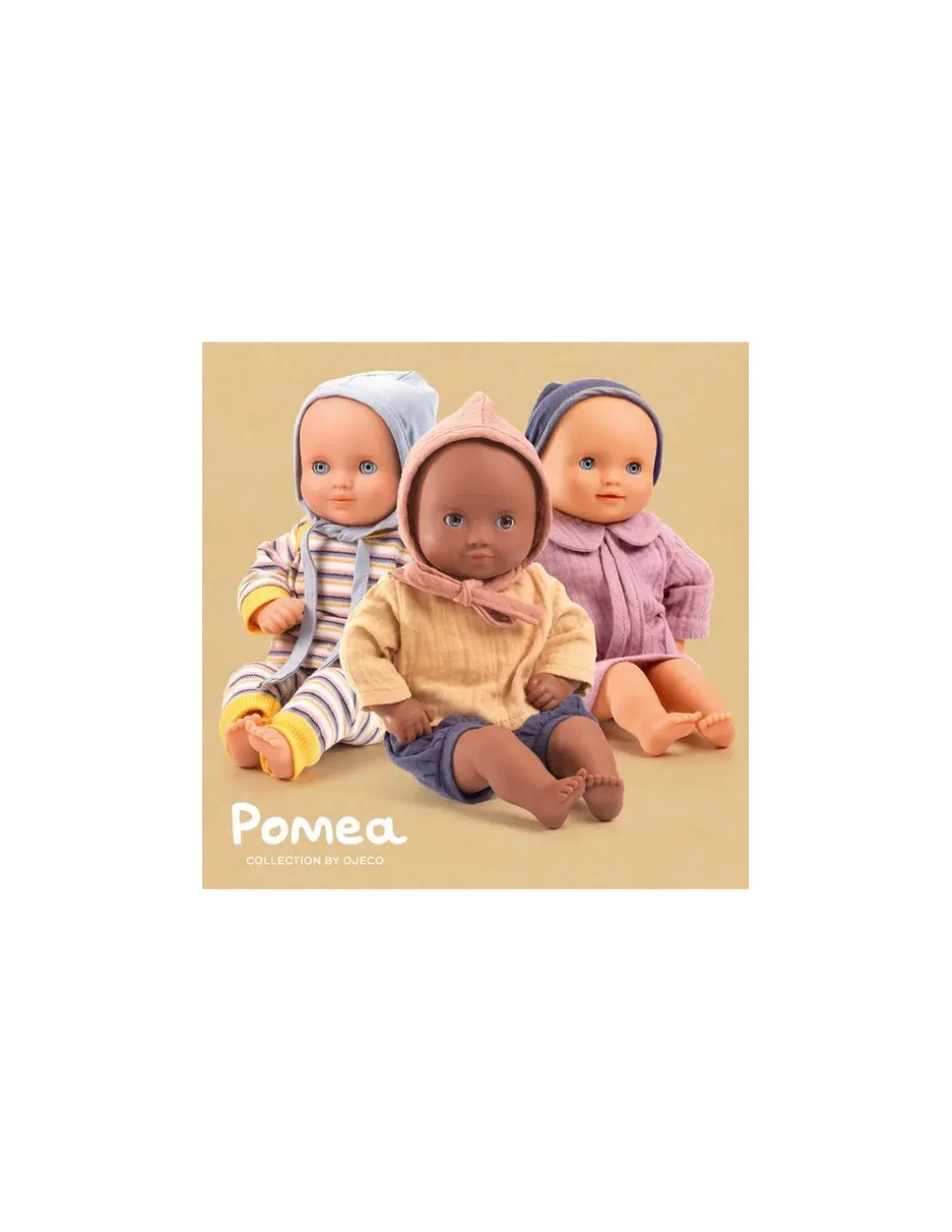 Poupée Baby Dalhia Purple Pomea - Djeco