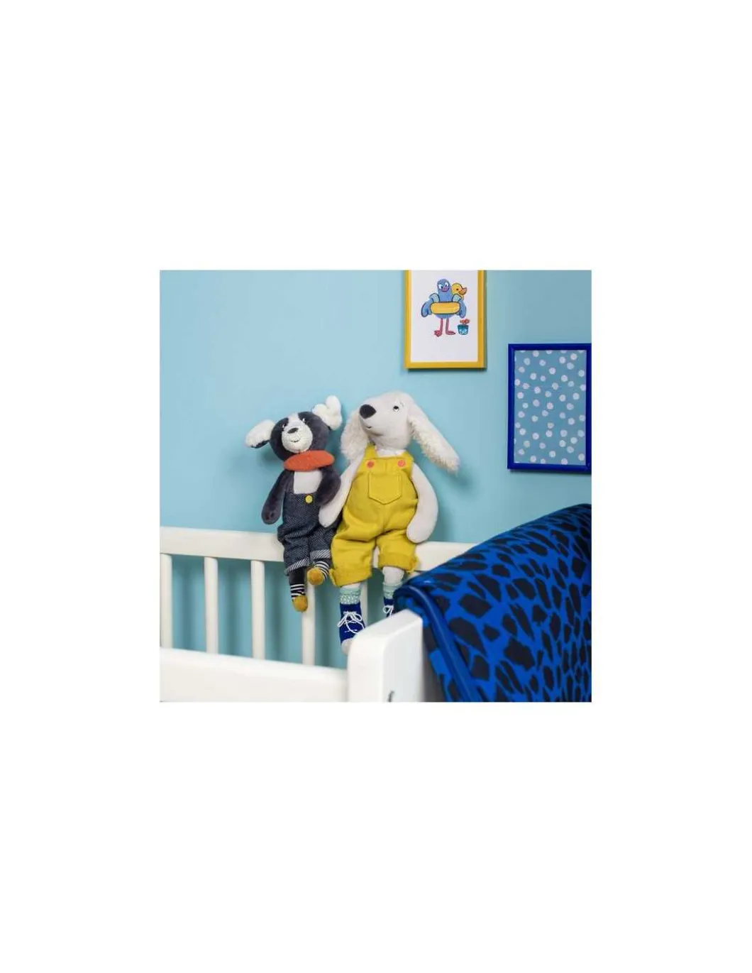 Poupée chien Pilou jaune Puce & Pilou - Moulin Roty
