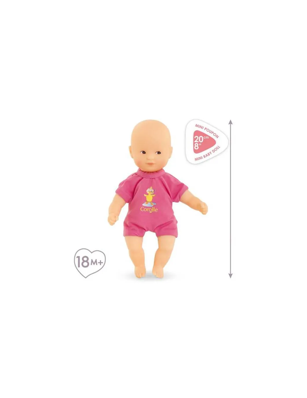 Poupon mini bain rose - Corolle