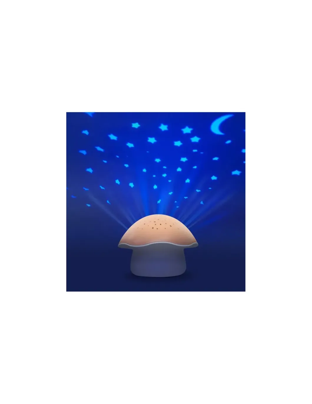 Projecteur d’étoiles Champignon rose - Pabobo