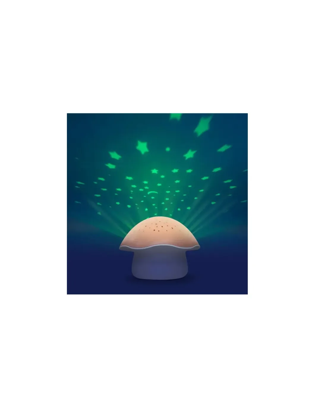 Projecteur d’étoiles Champignon rose - Pabobo