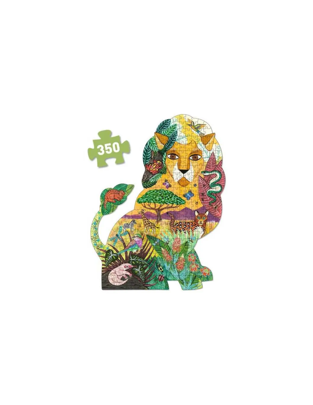 Puzz'art Lion Puzzle 350 pièces - Djeco