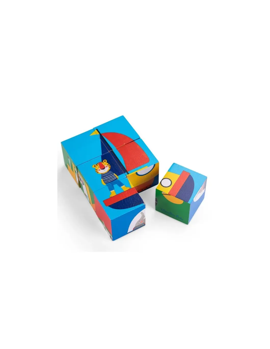 Puzzle 6 cubes Les Popipop - Moulin Roty