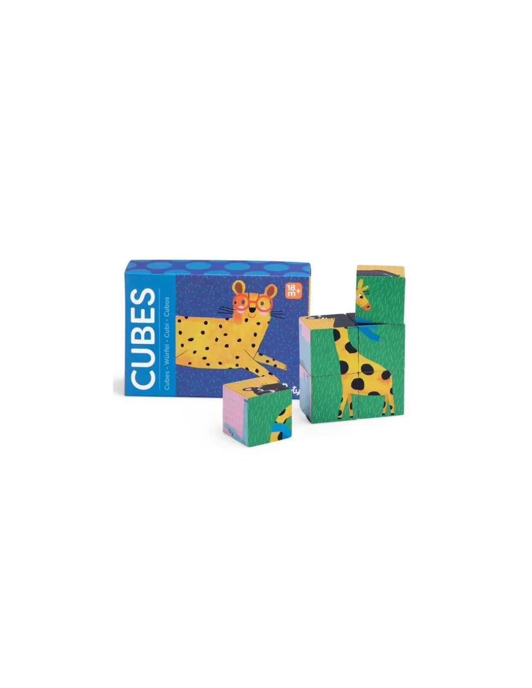 Puzzle 6 cubes Les toupitis - Moulin Roty
