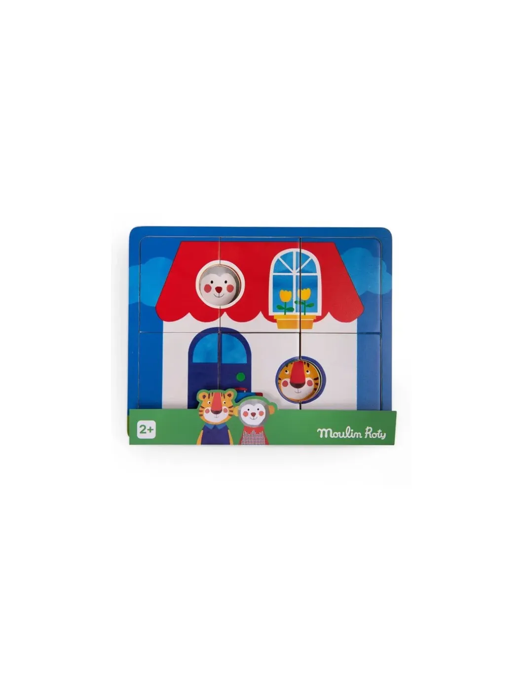 Puzzle 3 niveaux Les Popipop - Moulin Roty