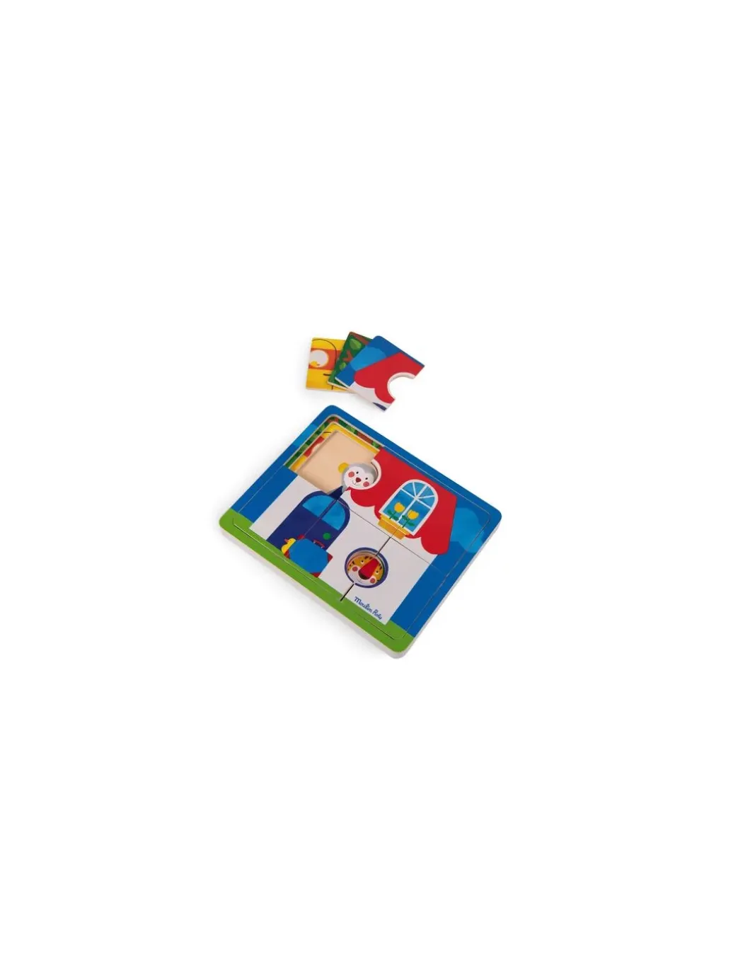 Puzzle 3 niveaux Les Popipop - Moulin Roty