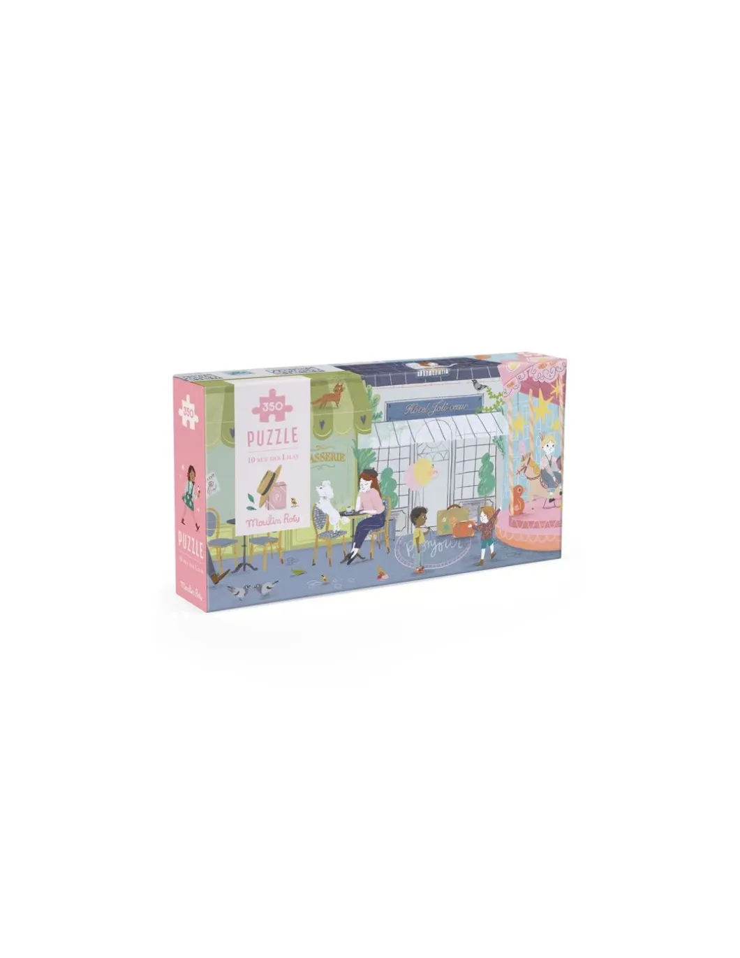 Puzzle 350 pièces 10 rue des lilas Les Parisiennes - Moulin Roty