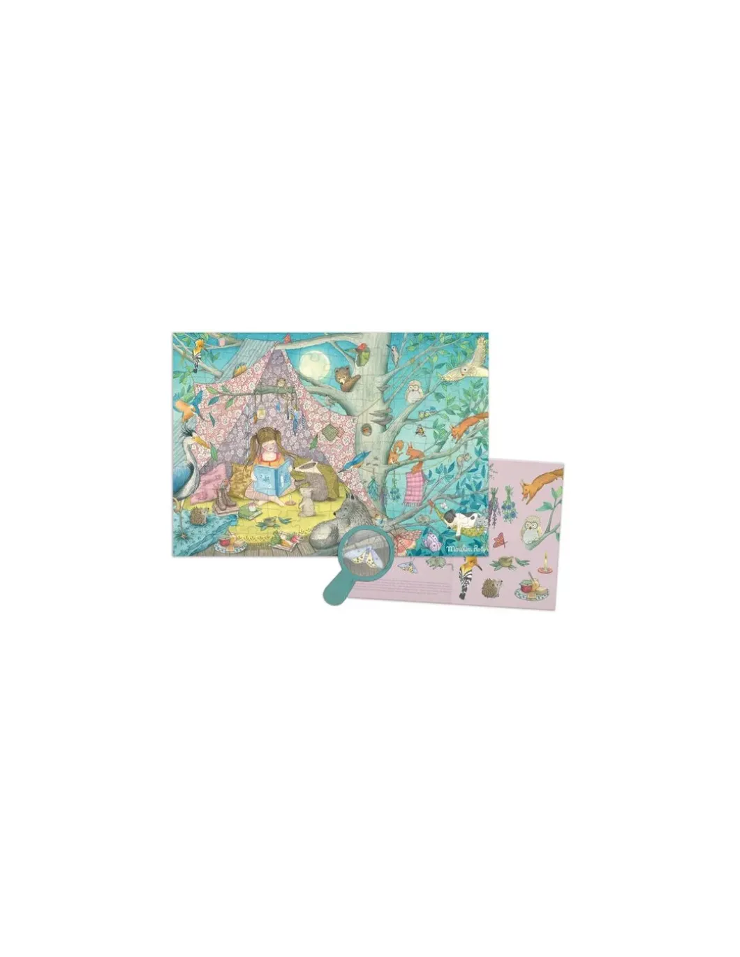 Puzzle 100 pièces la cabane secrète Les Rosalies - Moulin Roty