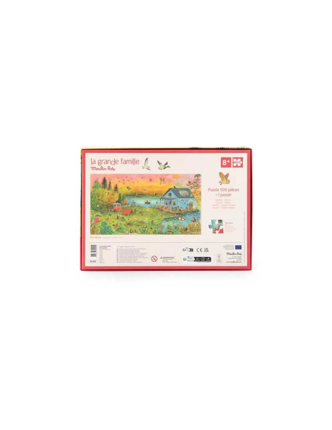 Puzzle 500 pièces La grande famille - Moulin Roty