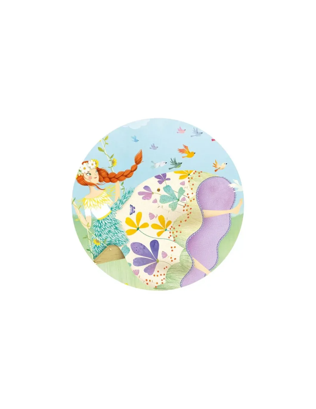 Puzzle 36 pièces la princesse du printemps - Djeco