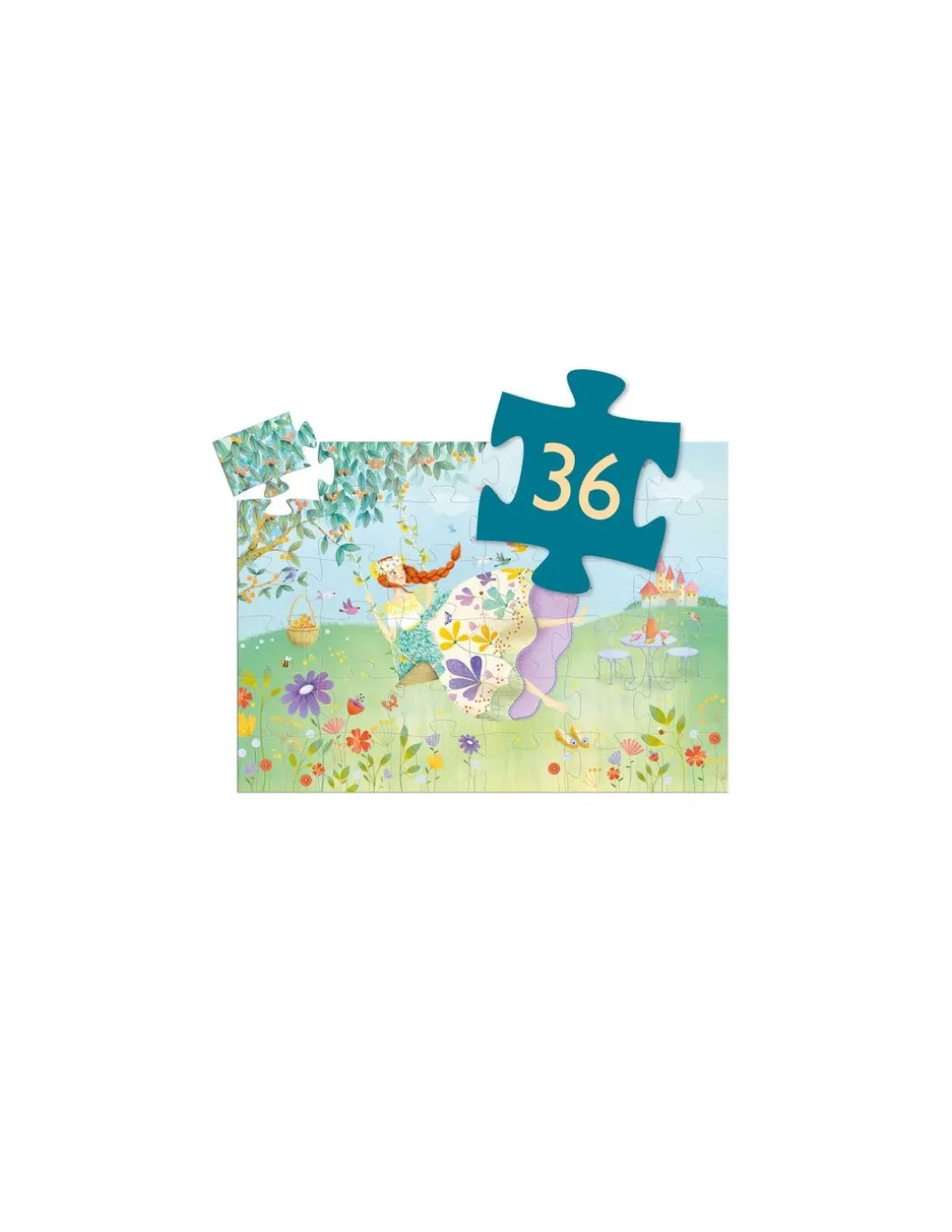 Puzzle 36 pièces la princesse du printemps - Djeco