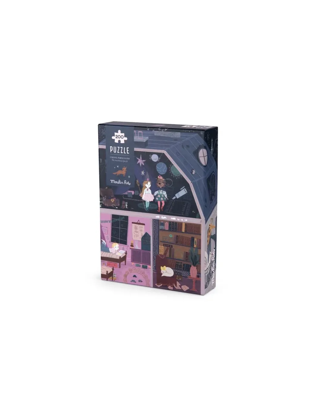 Puzzle 200 pièces l'hôtel particulier Les Parisiennes - Moulin Roty