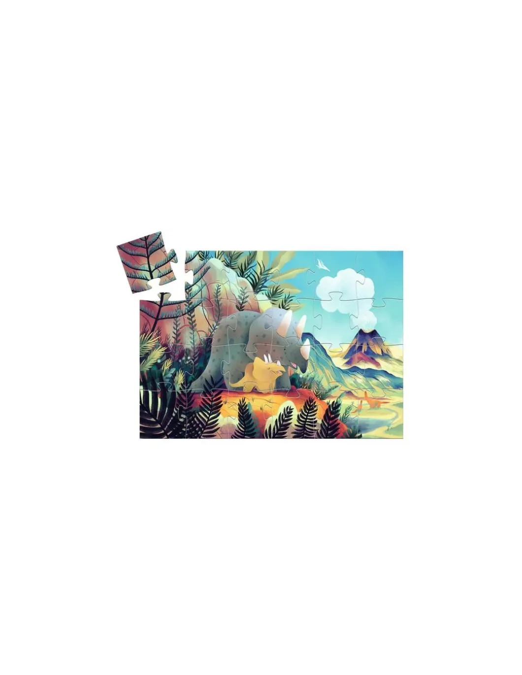 Puzzle 24 pièces Téo le dino - Djeco