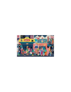 Puzzle 200 pièces tous au cinoche Les Schmouks - Moulin Roty