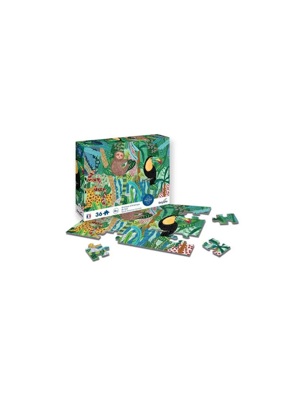 Puzzle Animaux d'Amérique du Sud 36 pièces - Sentosphère