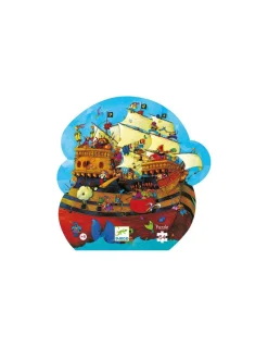 Puzzle bateau de pirate barberousse - Djeco