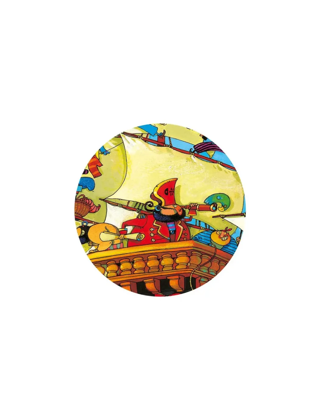 Puzzle bateau de pirate barberousse - Djeco