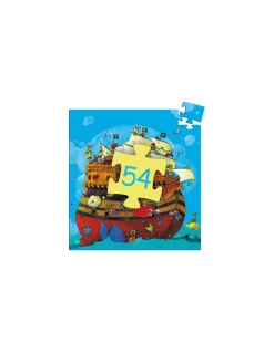 Puzzle bateau de pirate barberousse - Djeco