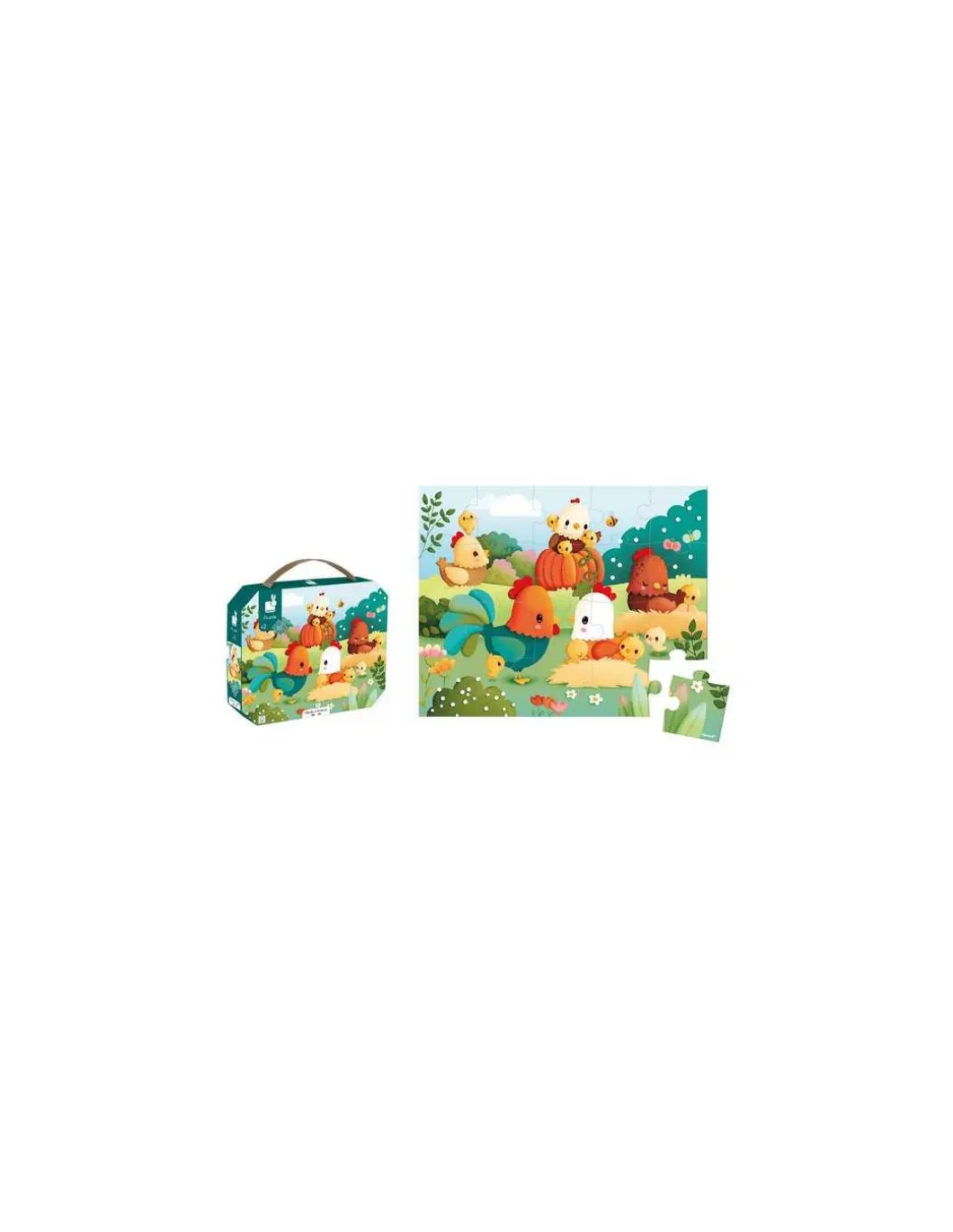 Puzzle Bienvenue à la basse-cour 20 pièces - Janod