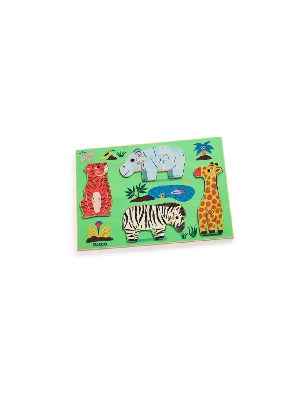 Puzzle bois Coucou Tigre - Djeco