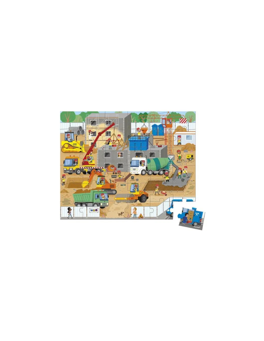 Puzzle Chantier 36 pièces - Janod