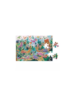 Puzzle cherche et trouve Les dinosaures - Auzou