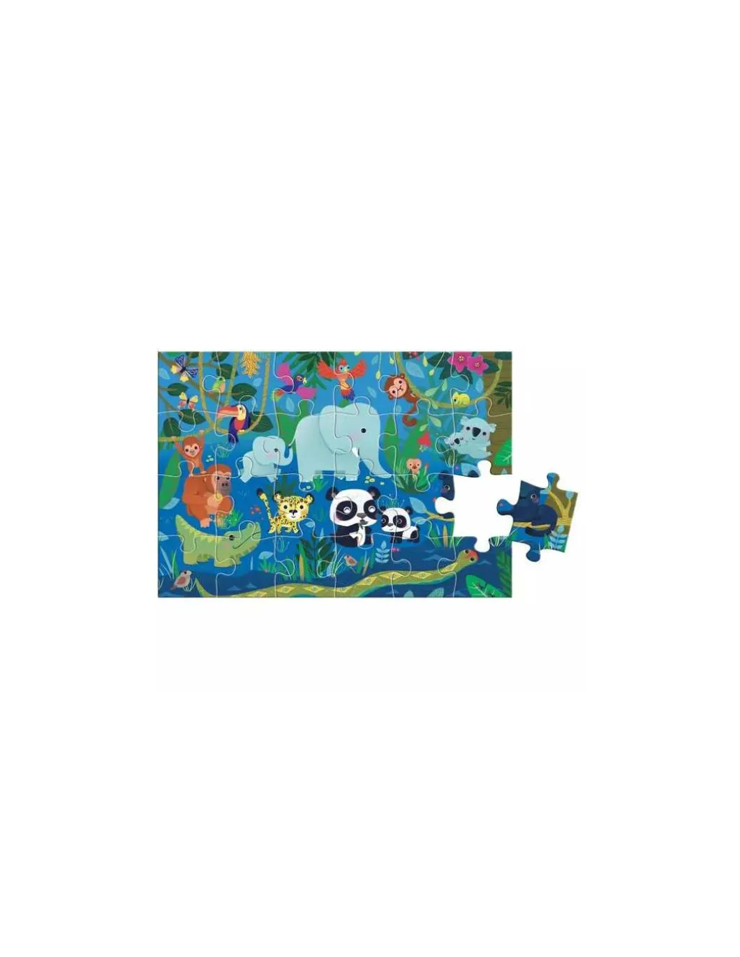 Puzzle cherche et trouve des tout petits animaux - Auzou