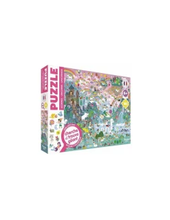 Puzzle cherche et trouve géant Licornes - Auzou