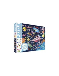 Puzzle cherche et trouve géant Espace - Auzou