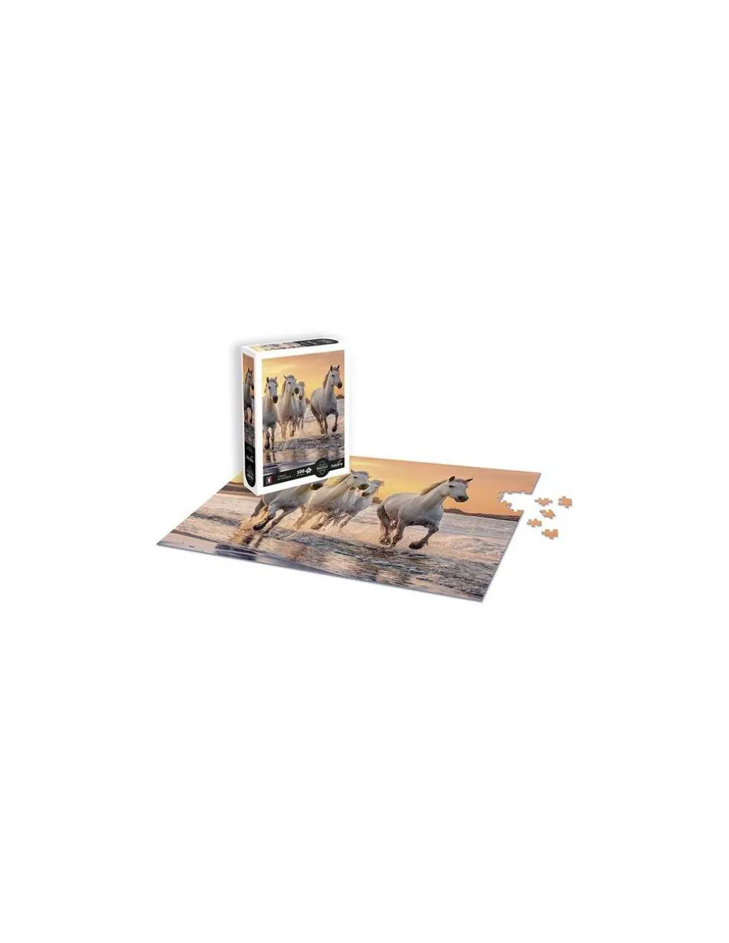 Puzzle Chevaux en Camargue 500 pièces XL - Sentosphère