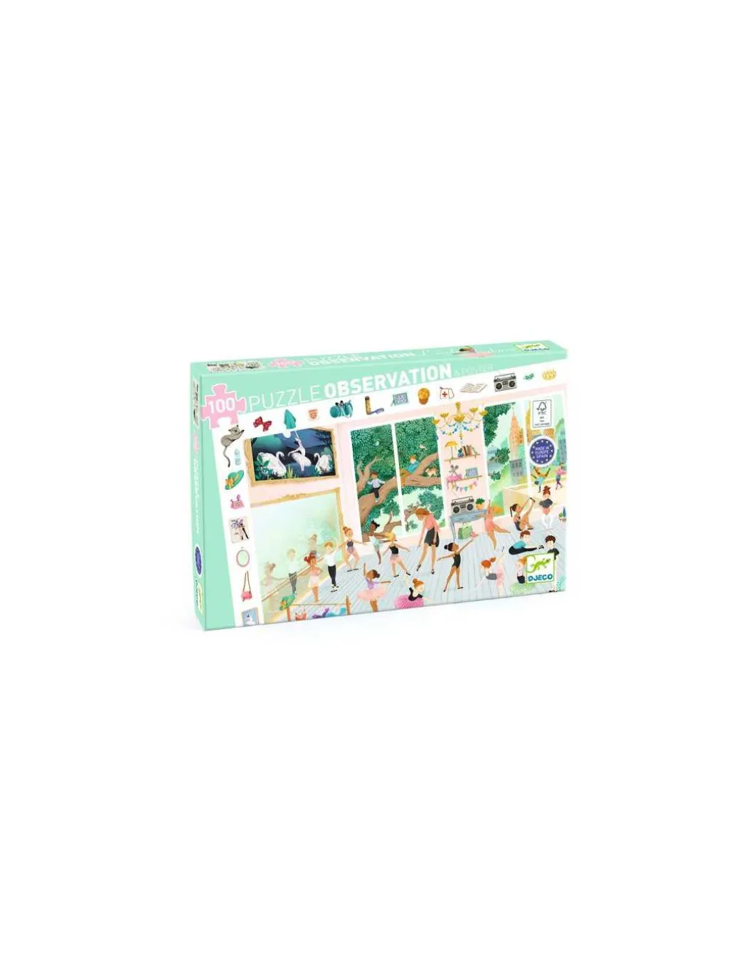 Puzzle d'observation 100 pièces L'école de danse - Djeco