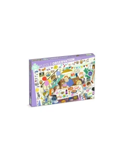 Puzzle d'observation 54 pièces La fête d'anniversaire - Djeco