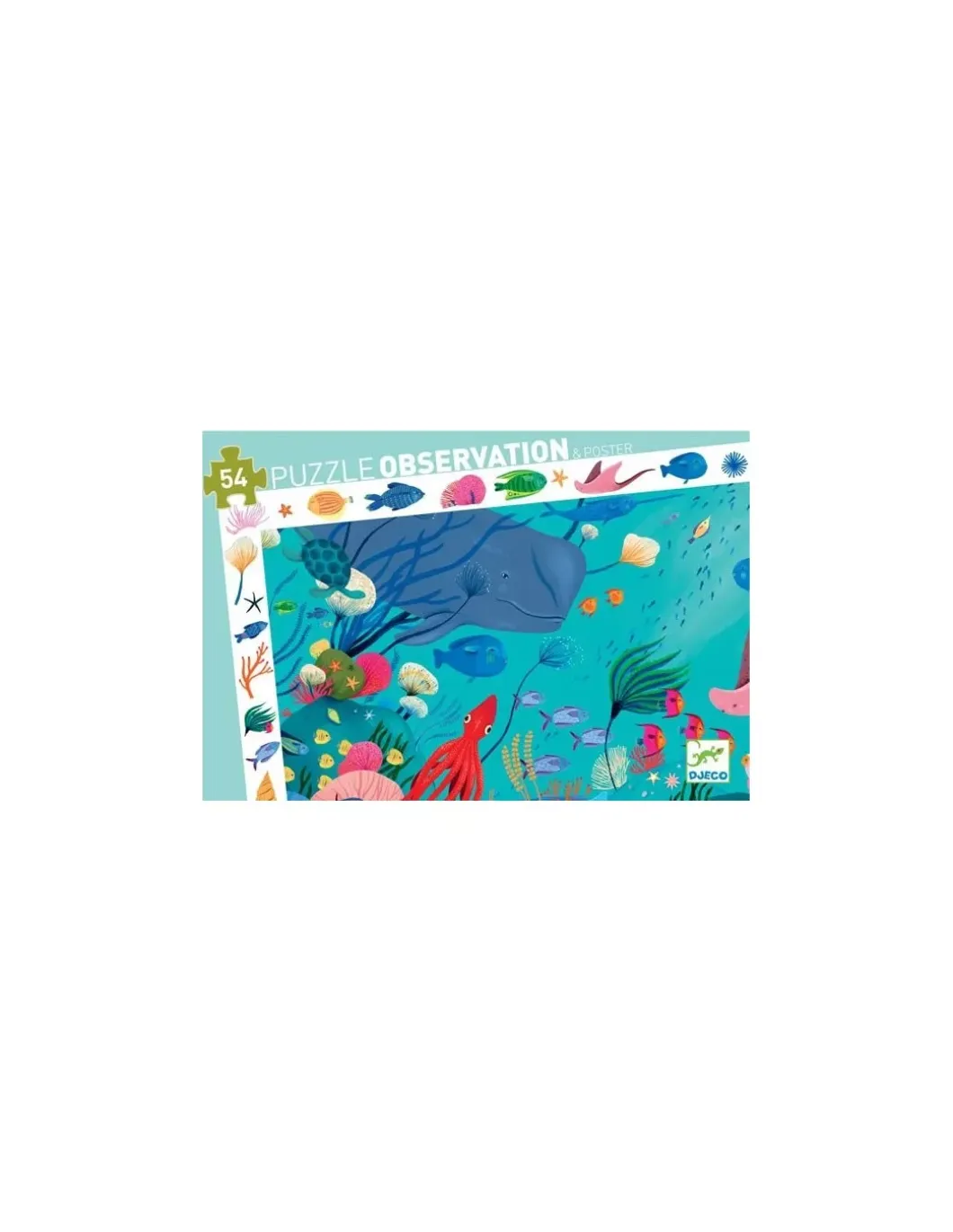 Puzzle d'observation aquatique - Djeco