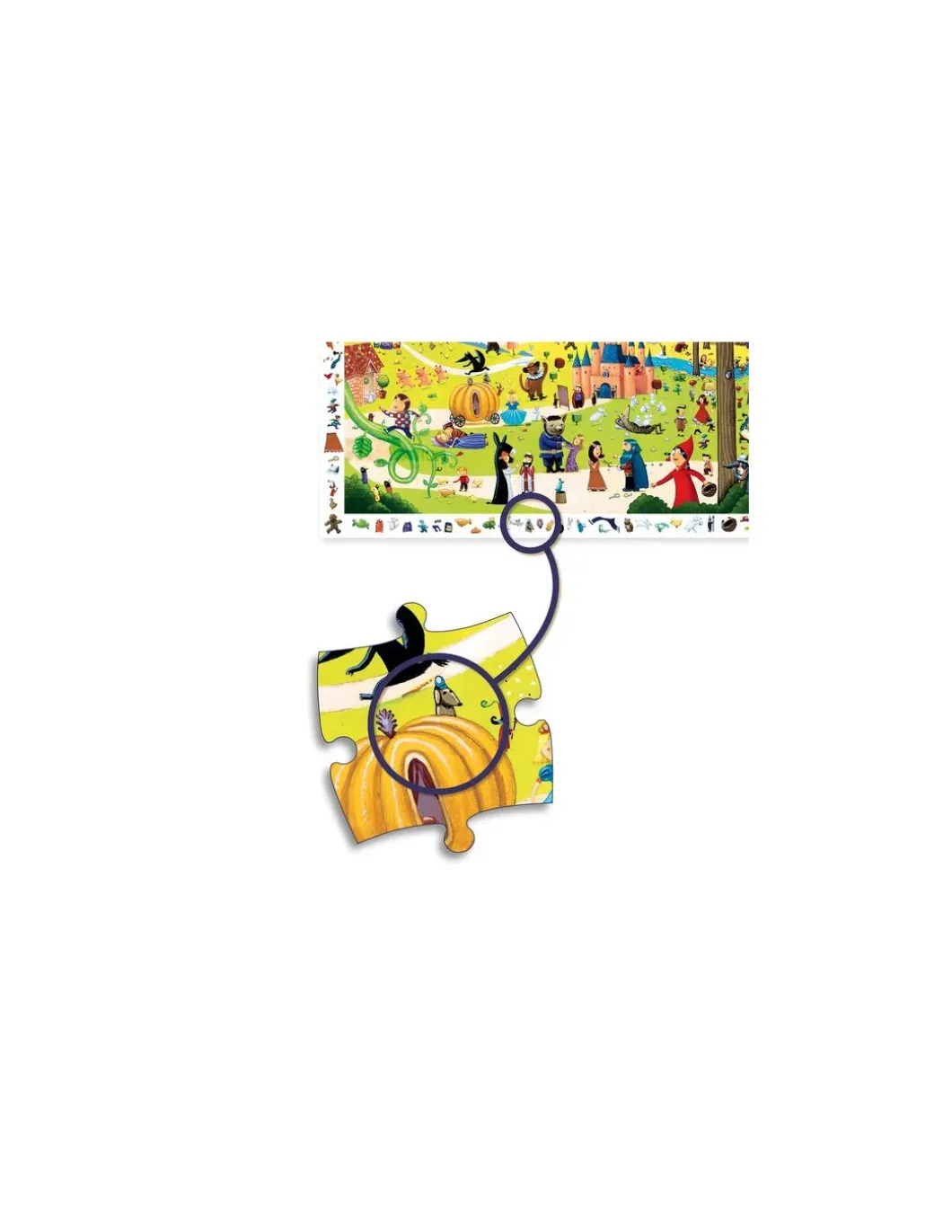 Puzzle d'observation contes - Djeco