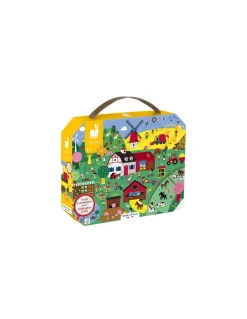 Puzzle d'observation la ferme 24 pièces - Janod