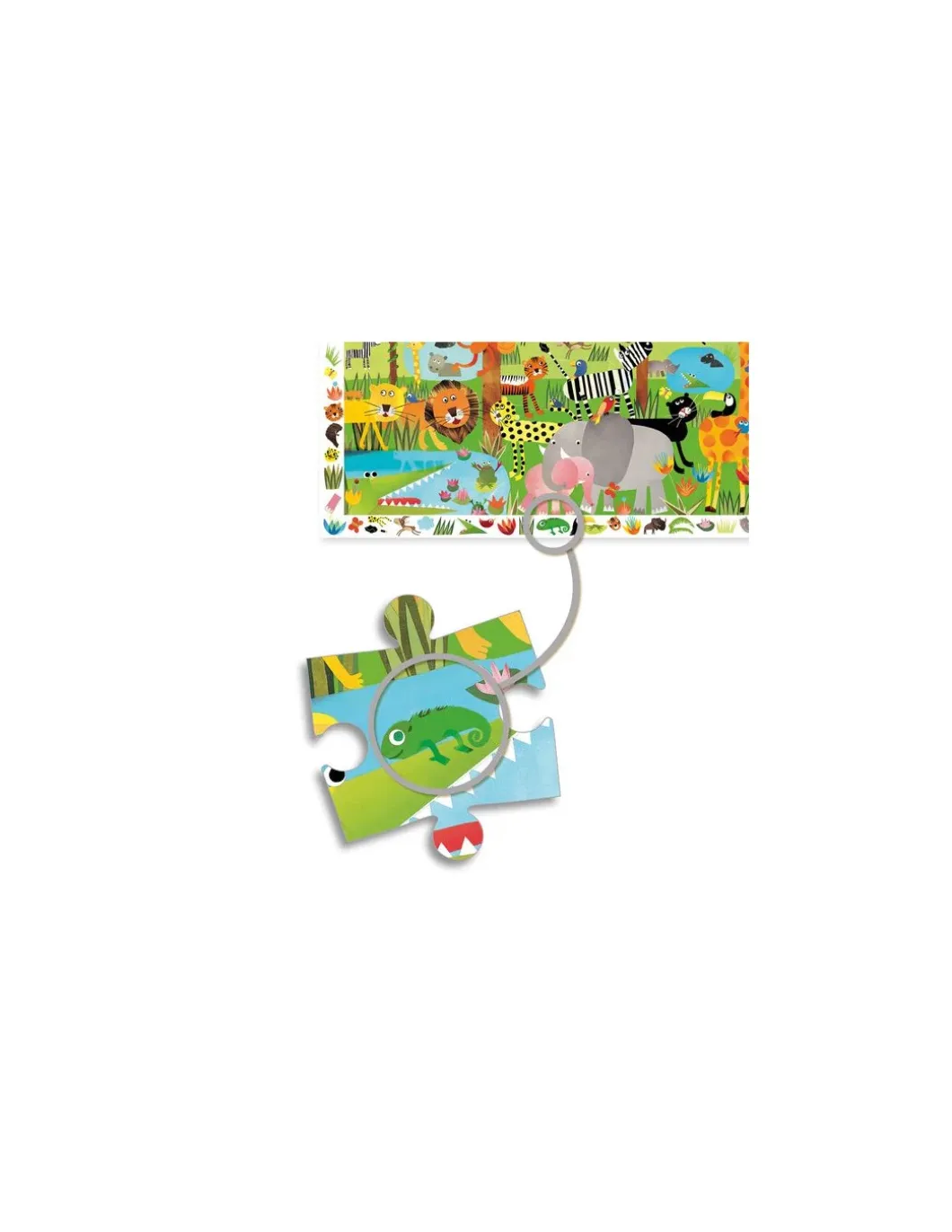 Puzzle d'observation La jungle - Djeco